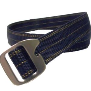 BISON L BLUE WEBBED BOTTLE OPENER ACTIVEWEAR BELT